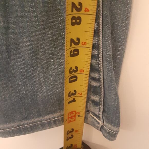 True Religion Jeans Womens Size 30 Skinny Whiskers Flap Pockets Stretch - Picture 9 of 9